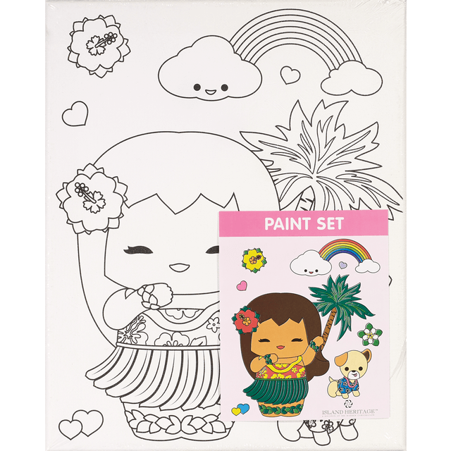 slide 1 of 1, Ih Canvas & Paint Set; Island Yumi, 1 ct