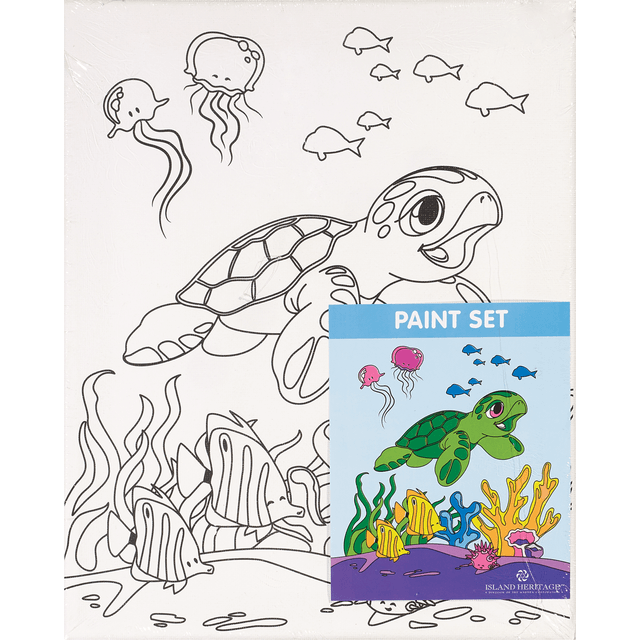 slide 1 of 1, Ih Canvas & Paint Set; Honu, 1 ct
