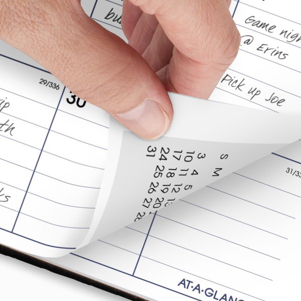 slide 8 of 8, AT-A-GLANCE® DayMinder® 2026 Monthly Planner, Hardcover, Black, Large, 8"" x 11 3/4"", 1 ct