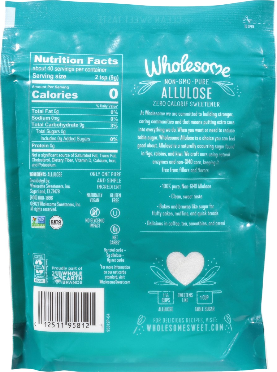 slide 8 of 14, Wholesome Allulose Zero Calorie Sweetener 12 oz, 12 oz