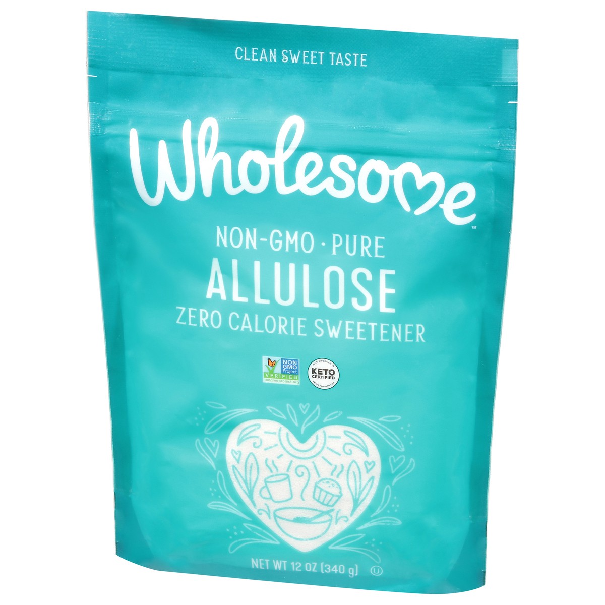 slide 2 of 14, Wholesome Allulose Zero Calorie Sweetener 12 oz, 12 oz