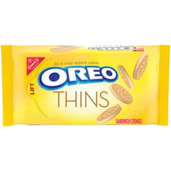 OREO Thins Golden Sandwich Cookies, 10.1 oz