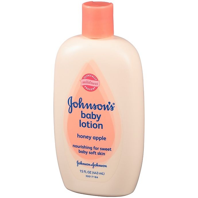 slide 3 of 4, Johnson's Baby Lotion - Honey Apple, 15 oz