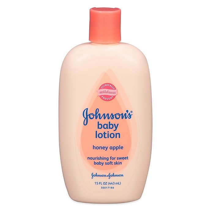 slide 1 of 4, Johnson's Baby Lotion - Honey Apple, 15 oz