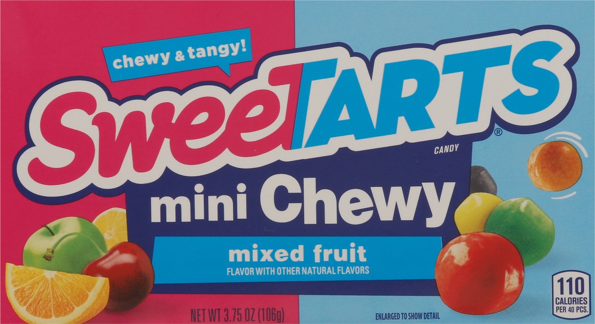 slide 11 of 11, SweeTARTS Mixed Fruit Mini Chewy 05512 157520 3.75 oz, 3.75 oz