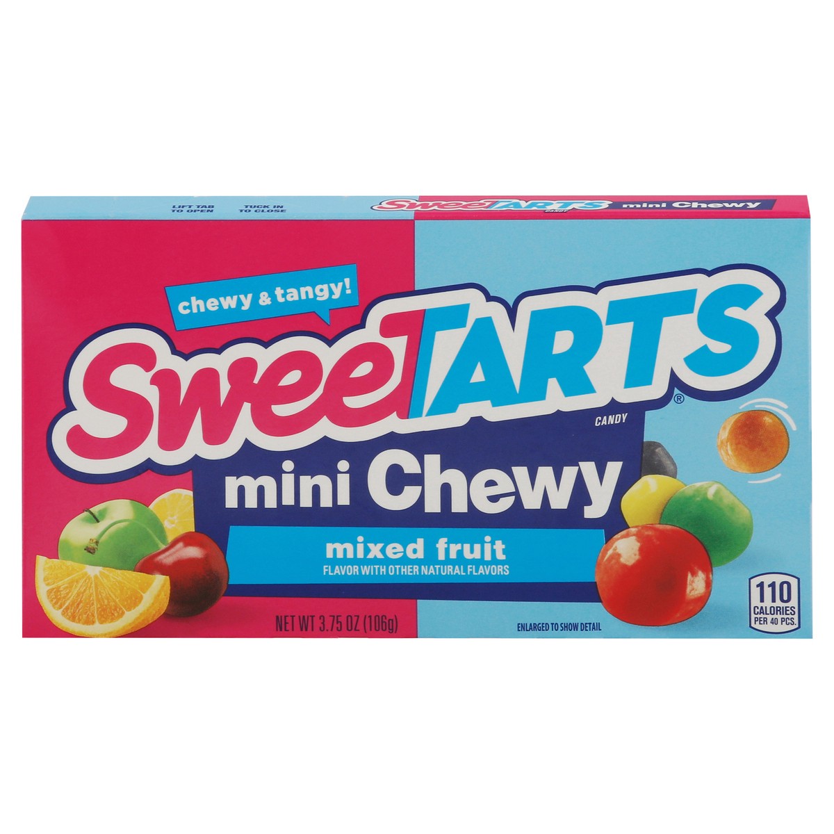 slide 6 of 11, SweeTARTS Mixed Fruit Mini Chewy 05512 157520 3.75 oz, 3.75 oz