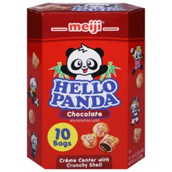 Hello Panda Chocolate Cookies - 10 x 0.91 oz Bags