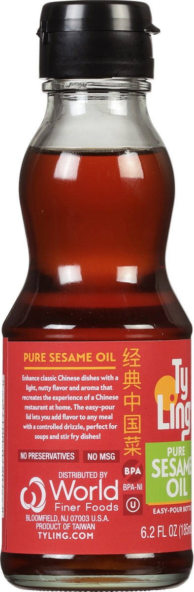 slide 8 of 9, Ty Ling Sesame Oil, Pure, 6.2 fl oz