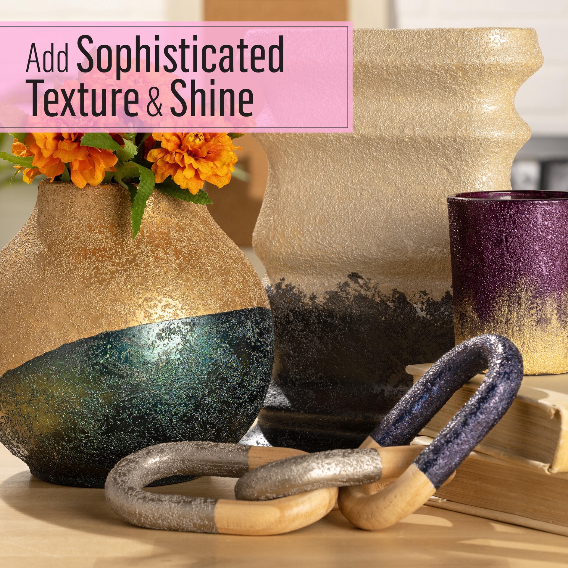 slide 6 of 11, Folkart Sugar Metallic Acrylic Paint, 2 fl oz