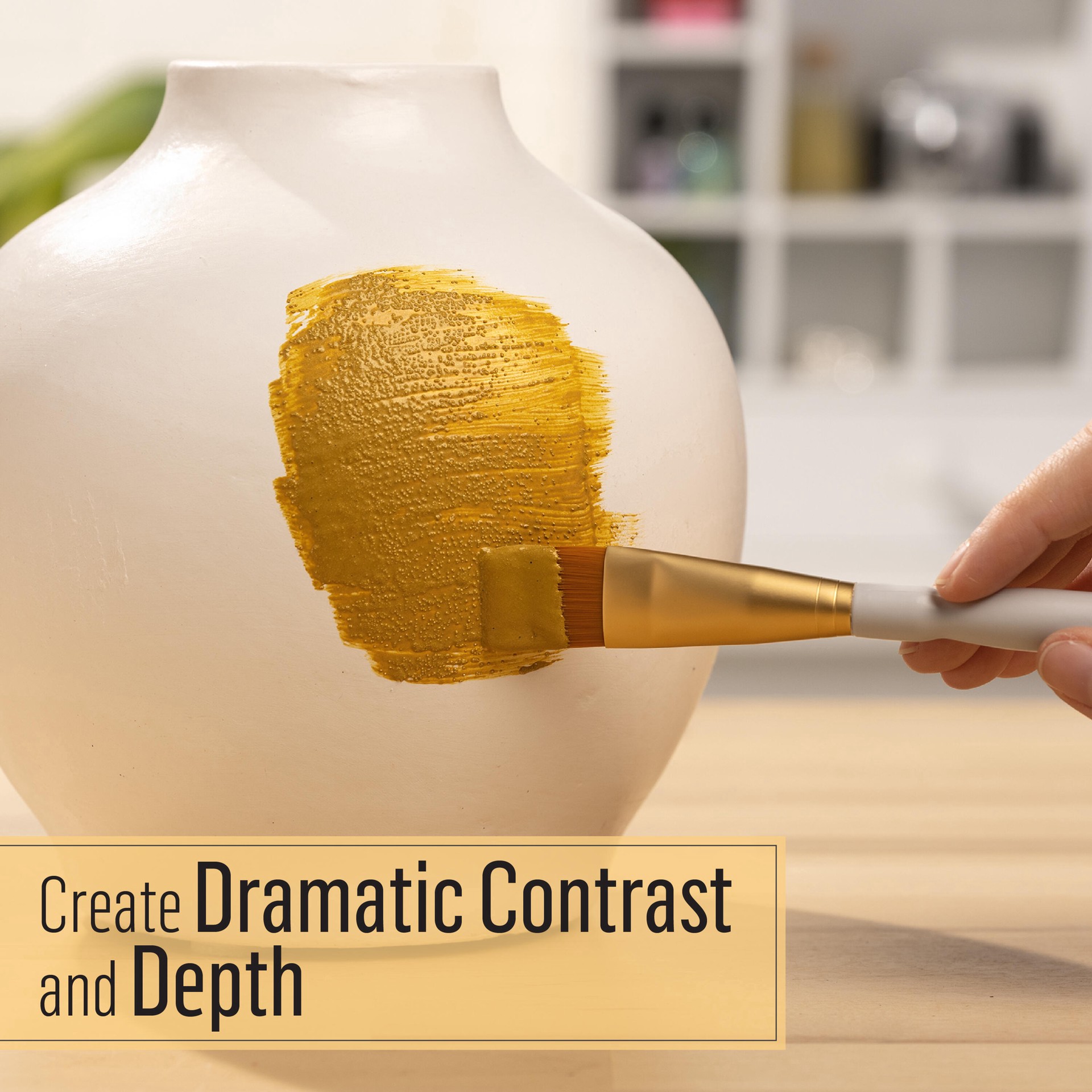 slide 11 of 11, Folkart Sugar Metallic Acrylic Paint, 2 fl oz