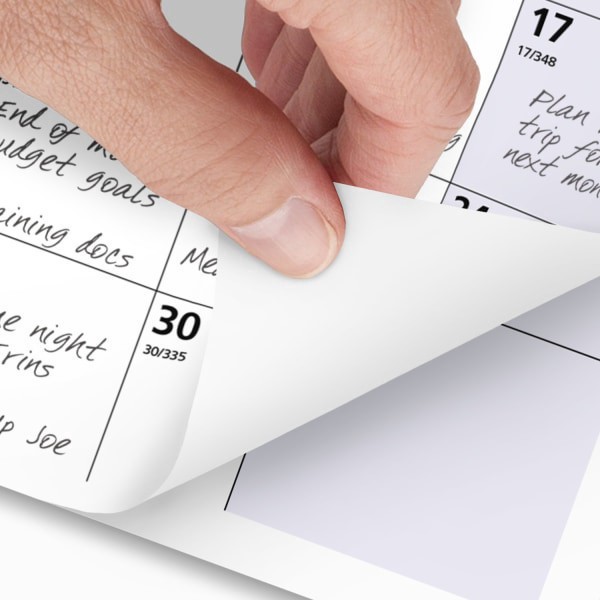 slide 2 of 10, AT-A-GLANCE® QuickNotes® 2026 Monthly Desk Wall Calendar, Small, 11"" x 8"", 1 ct