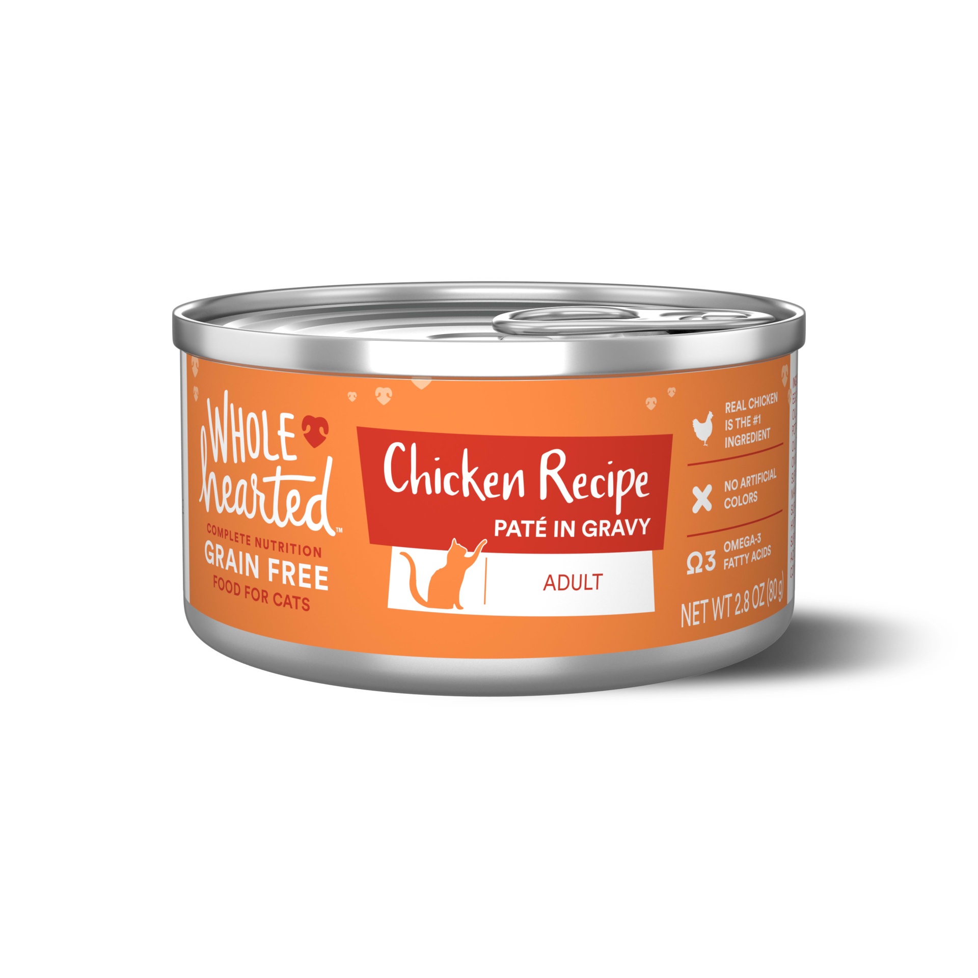 slide 1 of 1, WholeHearted Whd-Cat 2.8z Chicken Pate, 1 ct