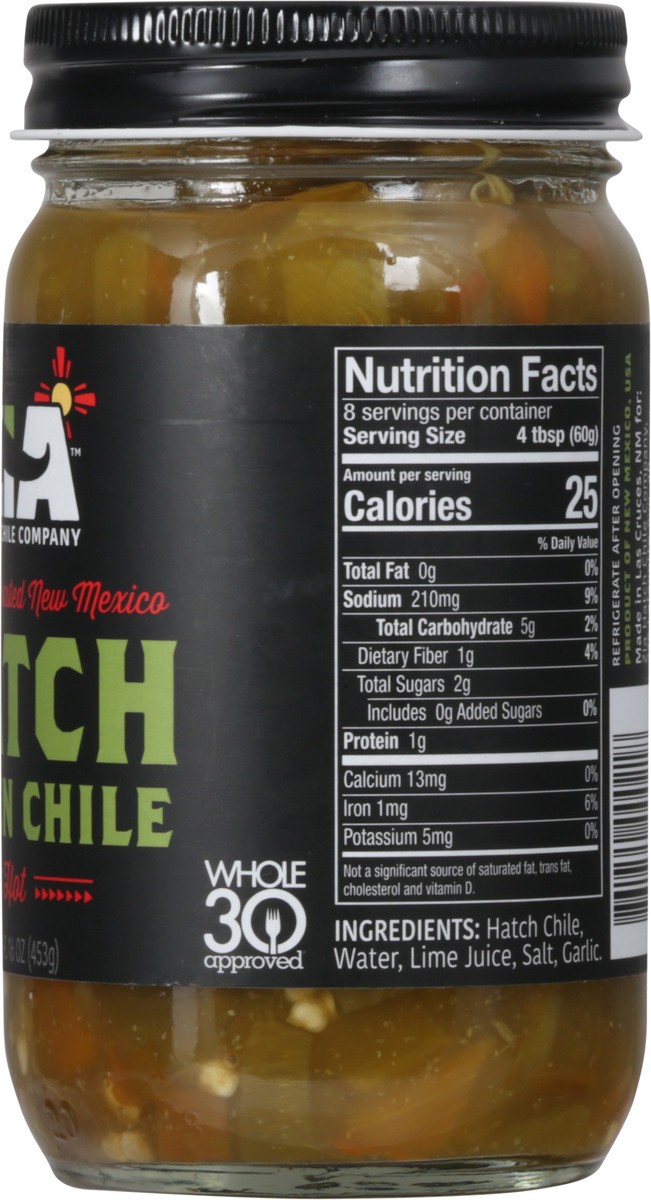 slide 14 of 14, Zia Hot Hatch Green Chile 16 oz, 16 oz