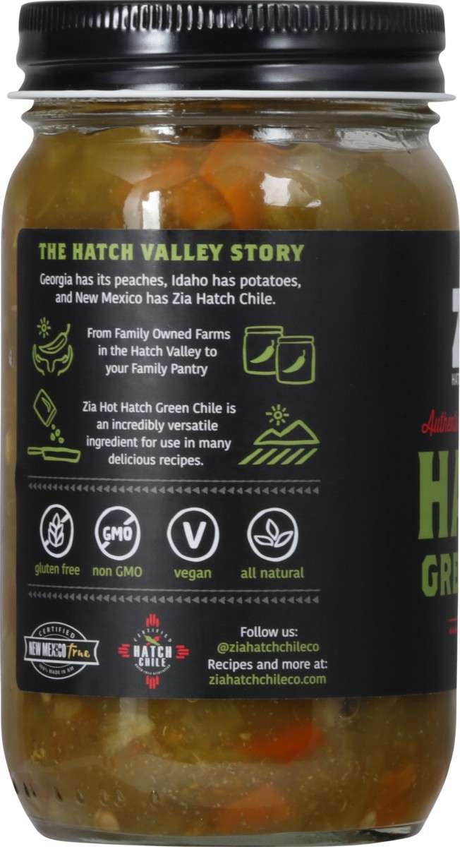 slide 9 of 14, Zia Hot Hatch Green Chile 16 oz, 16 oz