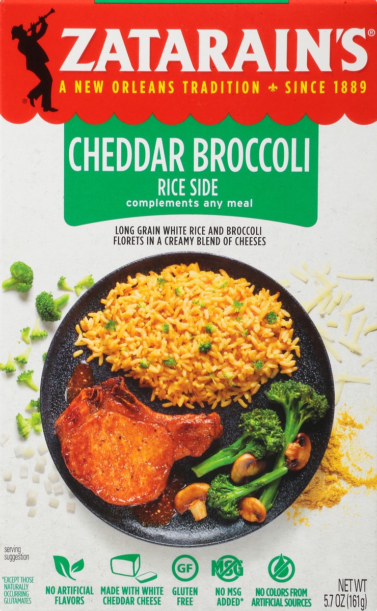 slide 9 of 10, Zatarain's Cheddar Broccoli Rice Mix 5.7 oz. Box, 5.7 oz