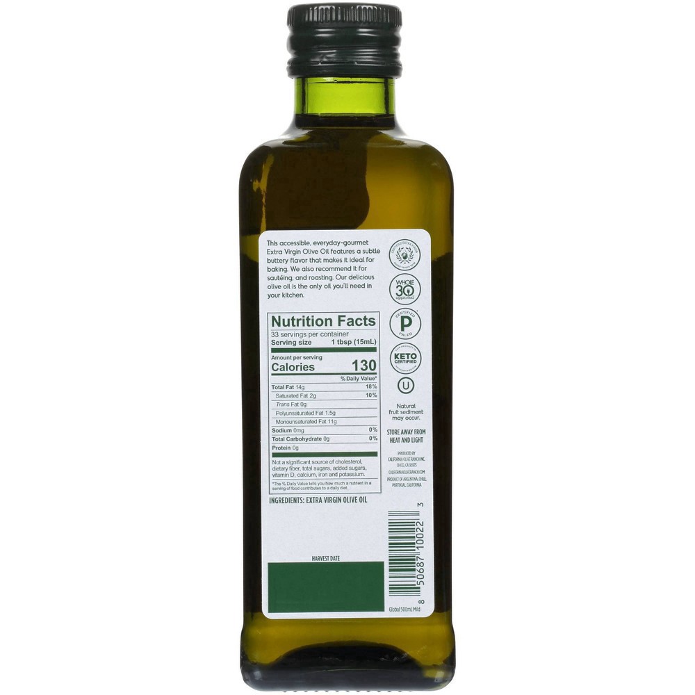 slide 21 of 21, California Olive Ranch Global Blend Mild Extra Virgin Olive Oil - 16.9 fl oz, 