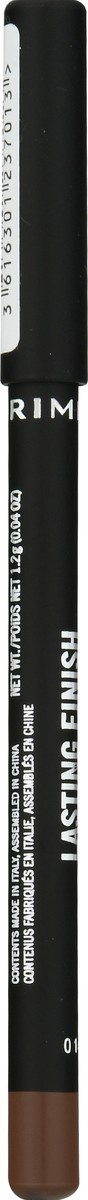 slide 10 of 10, COTY RIMMEL LONDON Rimmel Lasting Finish 8HR Soft Lip Liner Pencil - Vibrant, Blendable Formula to Lock Lipstick in Place for 8 Hours - 705 Cappuccino, .04oz, 0.14400000000000002 oz