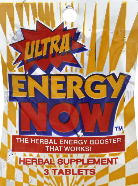 slide 1 of 1, Energy Now Ultra Tablet, 3 ct