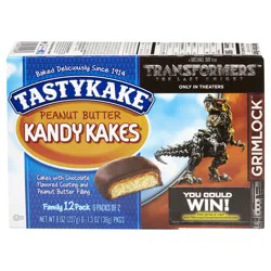 Tastykake Peanut Butter Kandy Kakes 6 - 1.3 oz Packs