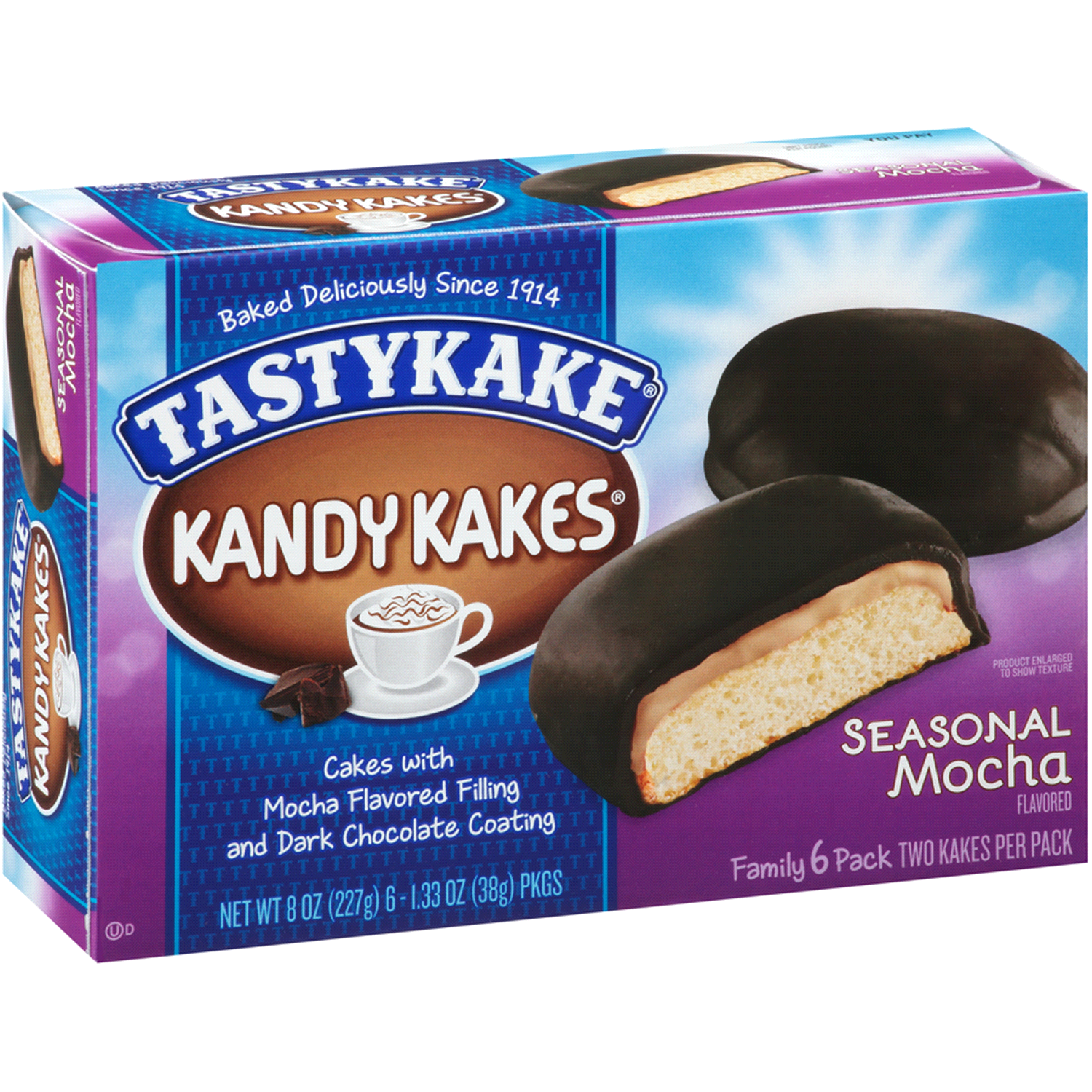 slide 2 of 2, Tastykake Mocha Kandy Kakes, 6 ct; 1.33 oz