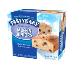 Tastykake Muffin, Blueberry, Juniors, Family Pack