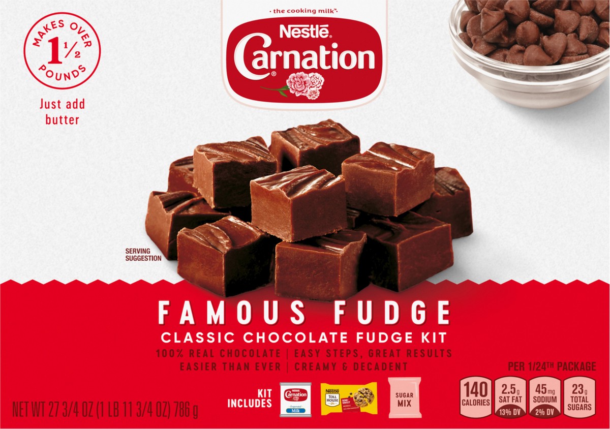 slide 6 of 9, CARNATION Famous Fudge Kit Without Marshmellows - 27.75 oz, 27.75 oz