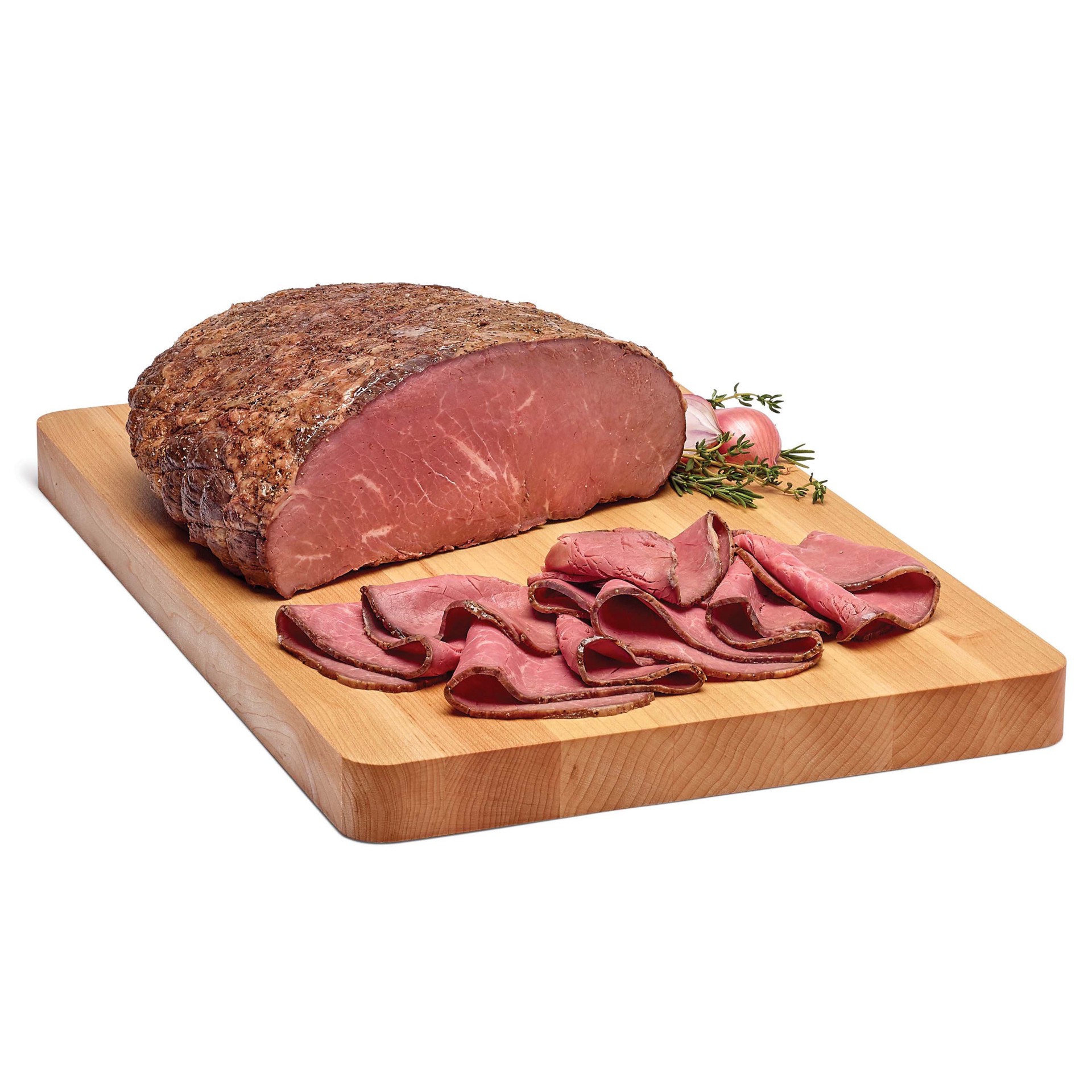 slide 1 of 1, H-E-B Deli Seasoned Roast Beef, Custom Sliced, per lb