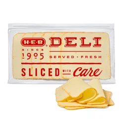 H-E-B Deli Muenster Cheese, Sandwich Sliced