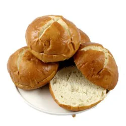 Hamburger Buns Pretzel 4 Ct - Ea