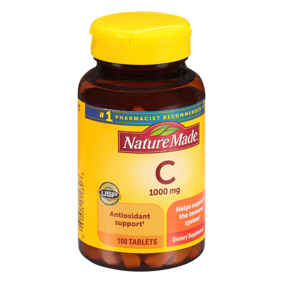 slide 2 of 9, Nature Made Vitamin C 1000mg Immune System Supplement Tablets - 100ct, 