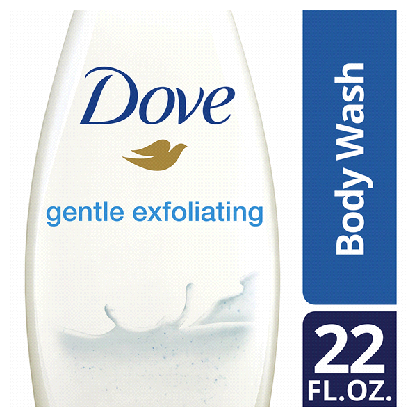 slide 1 of 1, Dove Gentle Scrub Shower Gel, 500 ml