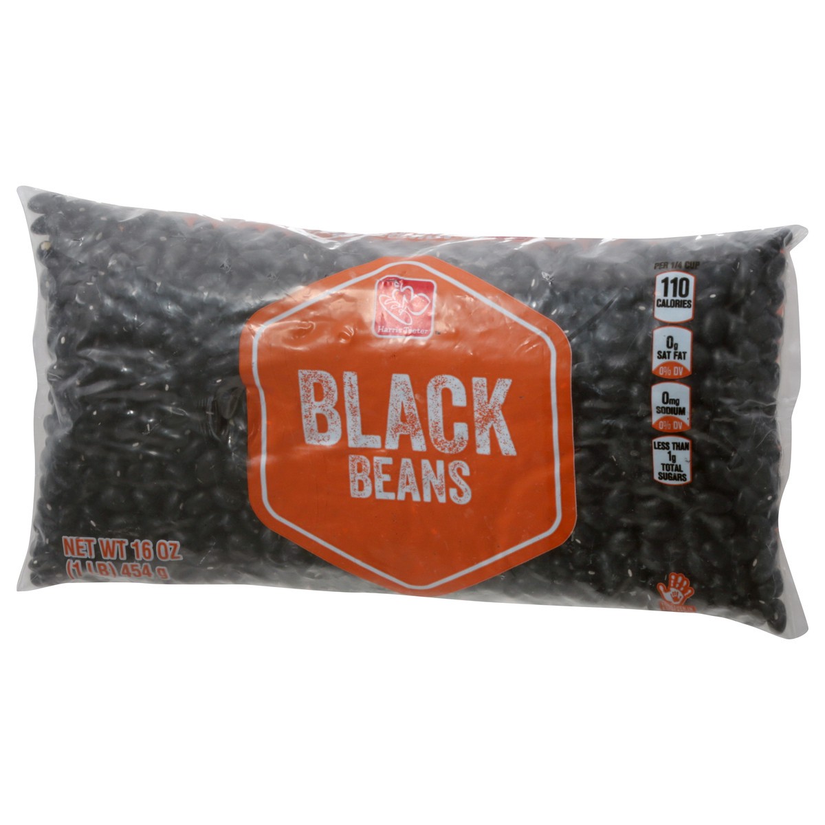 slide 3 of 10, Harris Teeter Dry Black Beans, 16 oz