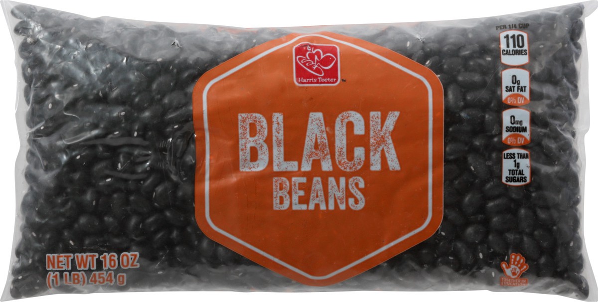 slide 4 of 10, Harris Teeter Dry Black Beans, 16 oz