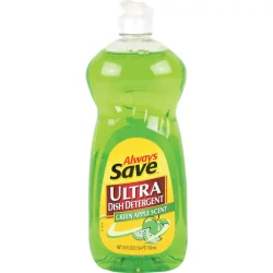 Always Save Ultra Dish Detergent Green Apple