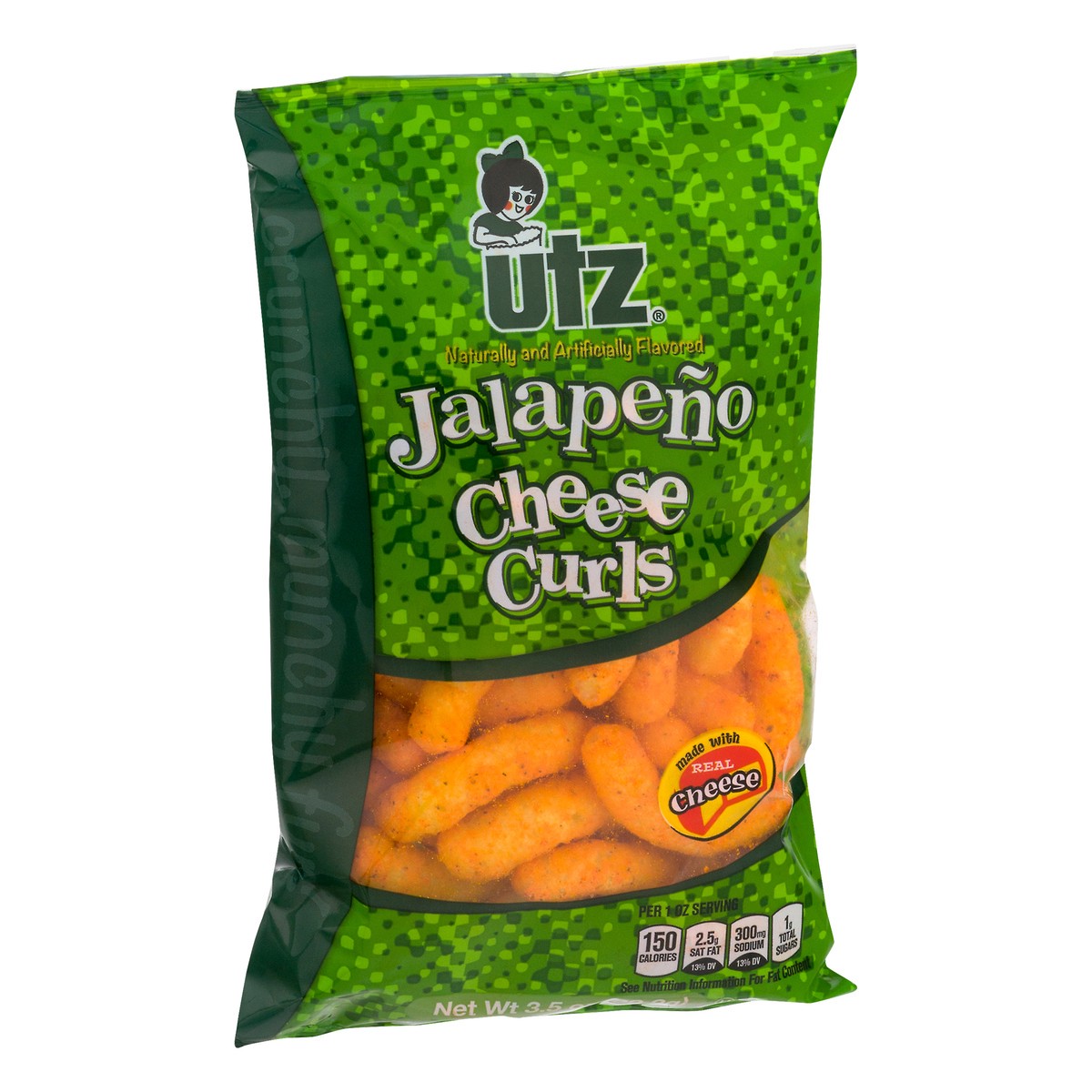 slide 13 of 13, Utz Jalapeno Cheese Curls 3.5 oz, 3.5 oz