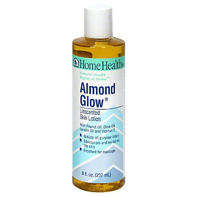 slide 1 of 1, Home Health Unscented Skin Lotion, Almond Glow, 8 oz