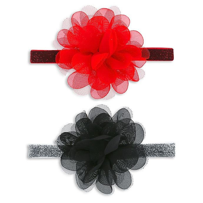 slide 1 of 1, Capelli New York Flower Headbands, 2 ct