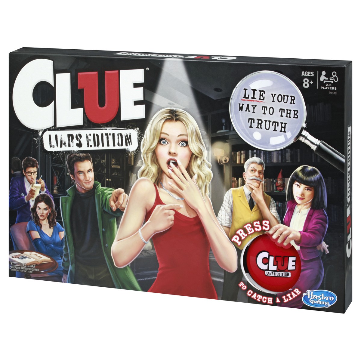 slide 6 of 10, Hasbro Ages 8+ Clue Game 1 ea, 1 ea