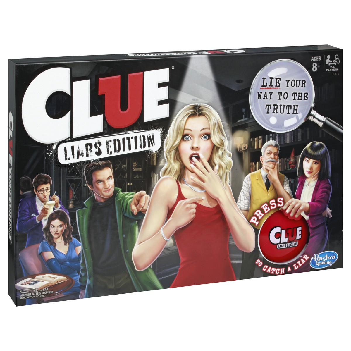 slide 8 of 10, Hasbro Ages 8+ Clue Game 1 ea, 1 ea