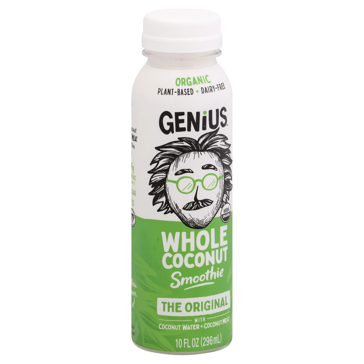 slide 9 of 9, Genius Juice Genius Whole Coconut Smoothie, The Original, 10 oz