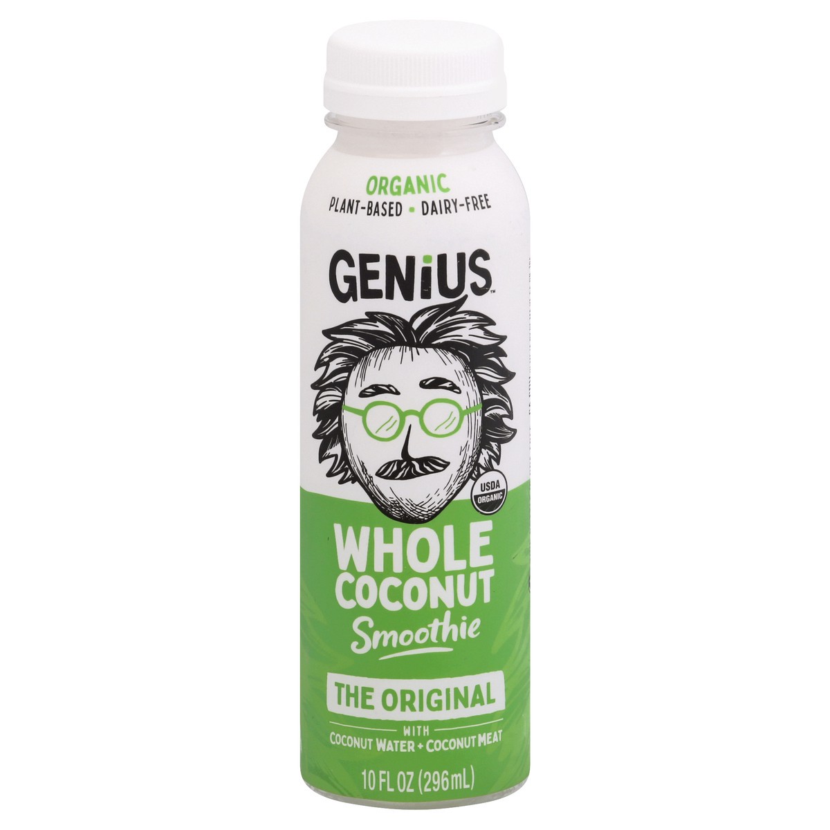 slide 1 of 9, Genius Juice Genius Whole Coconut Smoothie, The Original, 10 oz