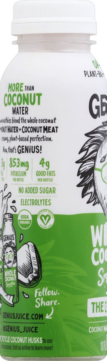 slide 6 of 9, Genius Juice Genius Whole Coconut Smoothie, The Original, 10 oz