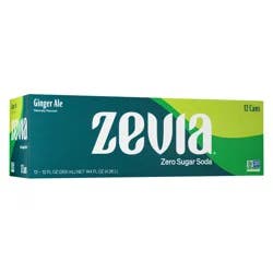 Zevia Zero Sugar Ginger Ale Soda