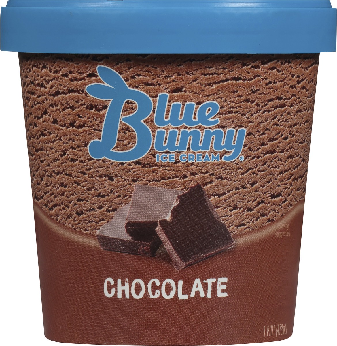 slide 2 of 10, Blue Bunny Chocolate Ice Cream 1 pt, 1 pint