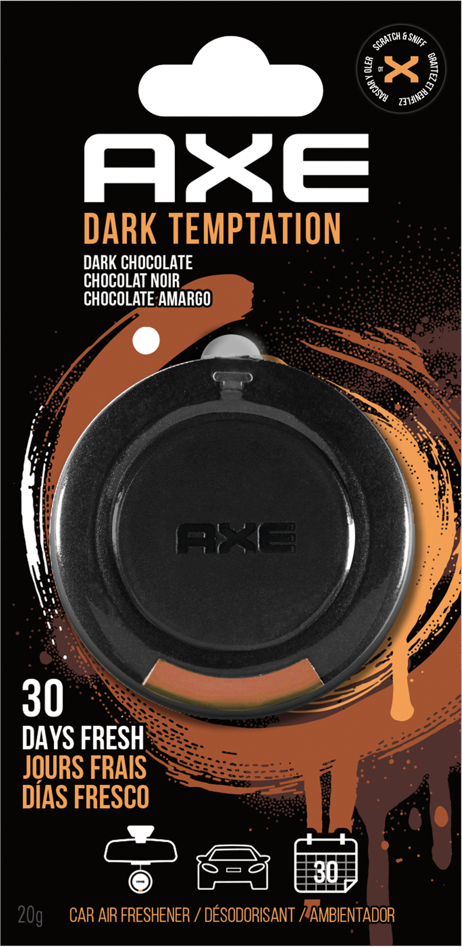 slide 1 of 4, Axe Air Freshener, 0.70 fl oz