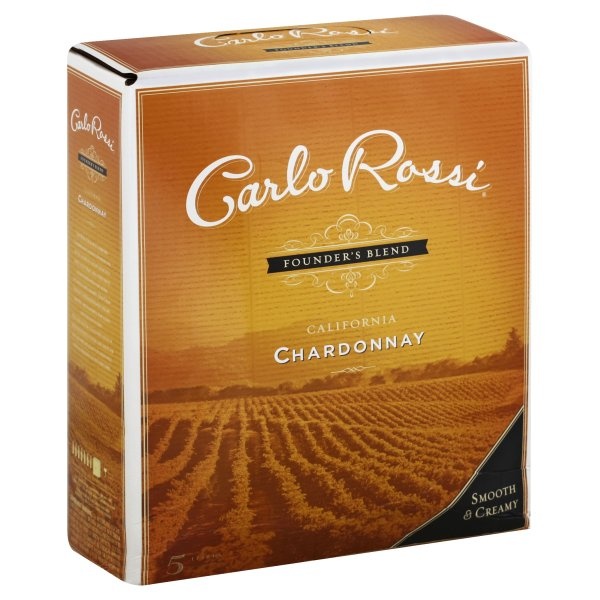 slide 1 of 1, Carlo Rossi Chardonnay Box, 5 liter