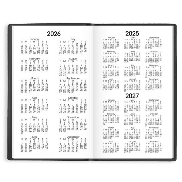 slide 6 of 6, AT-A-GLANCE® DayMinder® 2026 Monthly Planner, Black, Pocket, 3 1/2"" x 6"", 1 ct