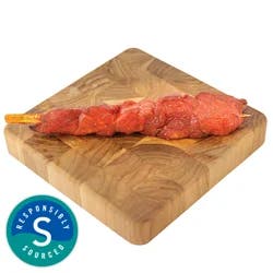 Lunds & Byerlys Butchers Kitchen Maple Bbq Marinated Salmon Skewer Kabob