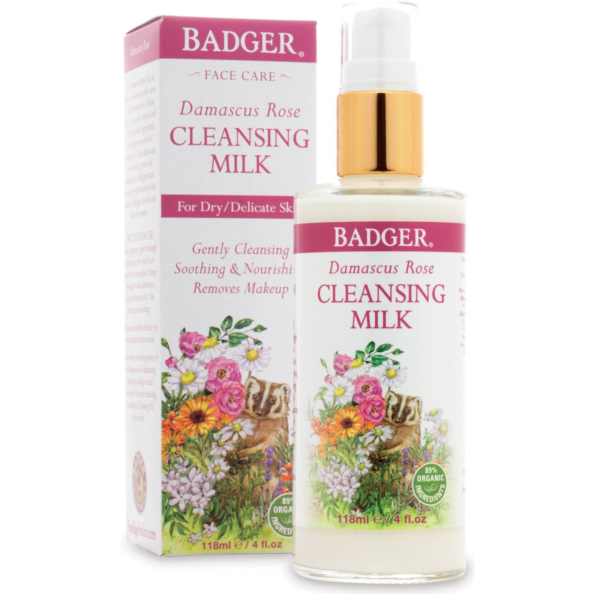 slide 1 of 1, Badger Cleansing Milk, 4 oz