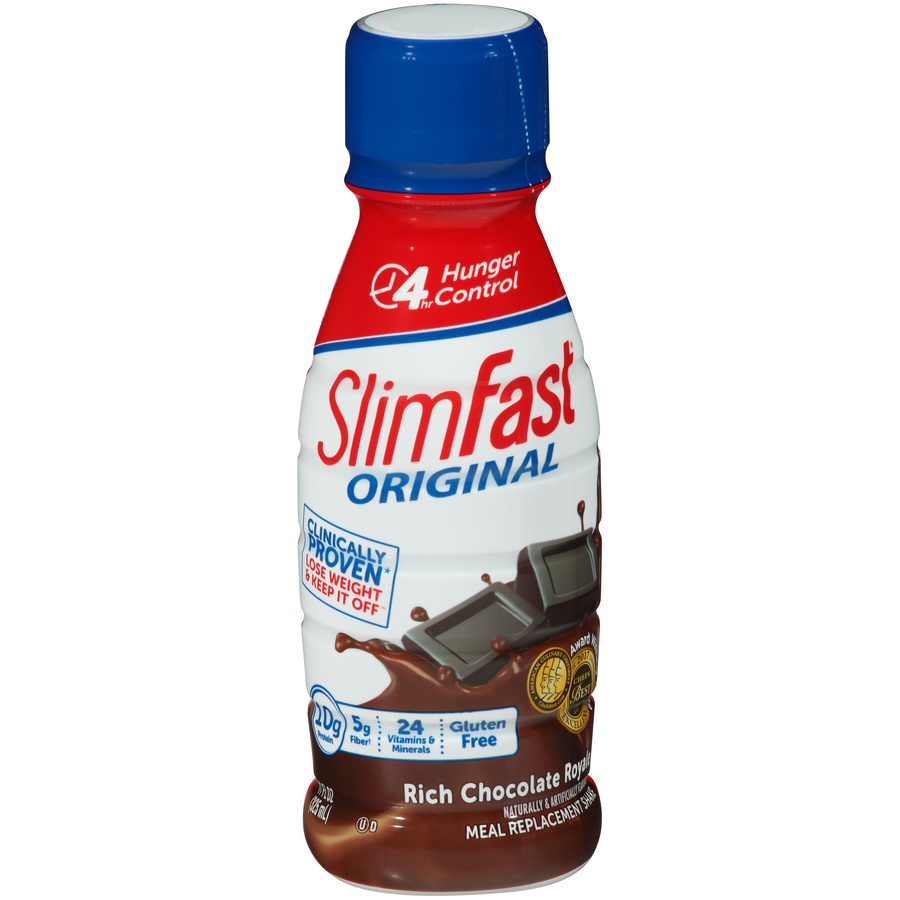 slide 1 of 6, SlimFast Original Rich Chocolate Royale Meal Replacement Shake, 11 fl oz